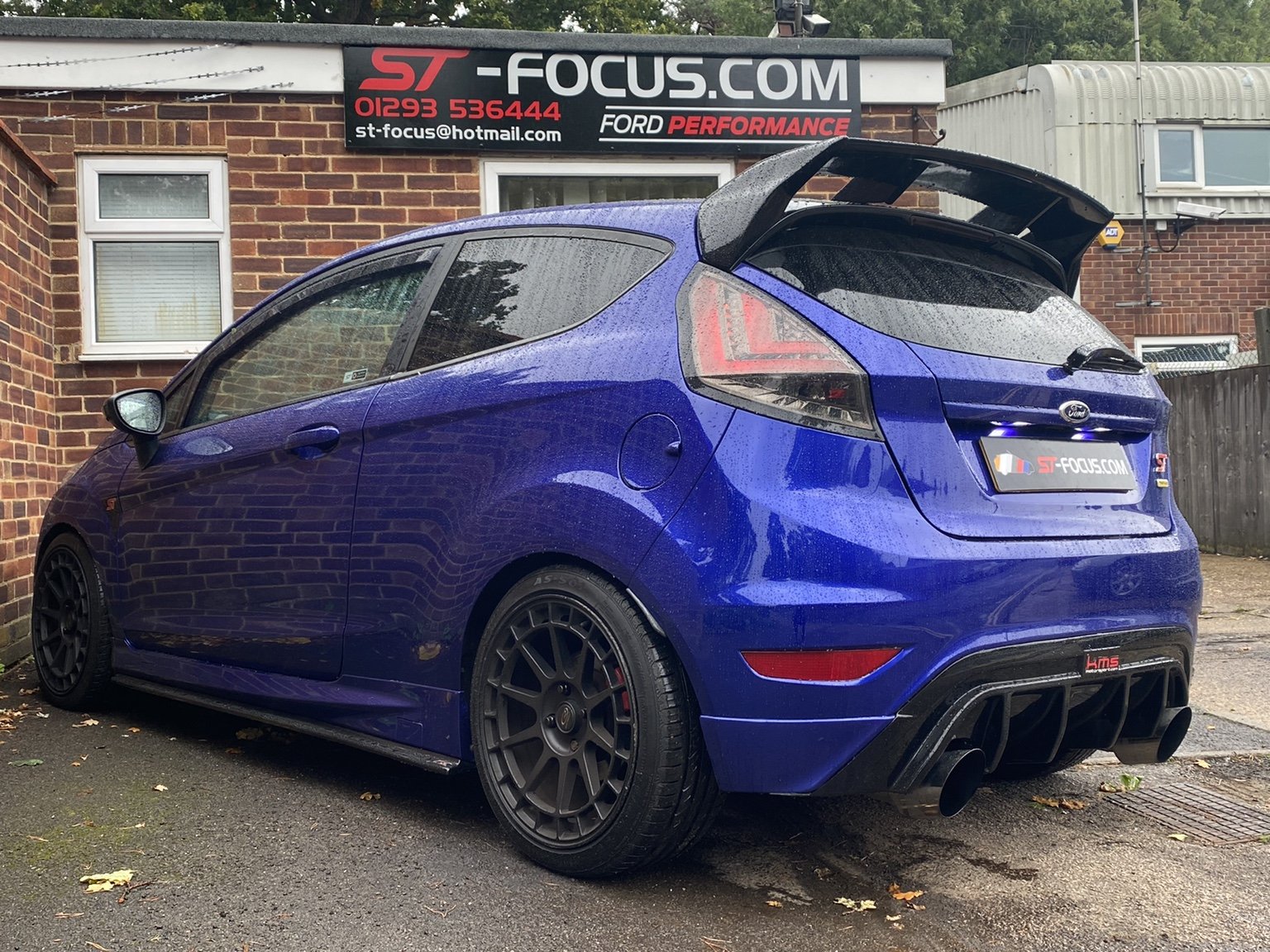 fiesta st kms exhaust