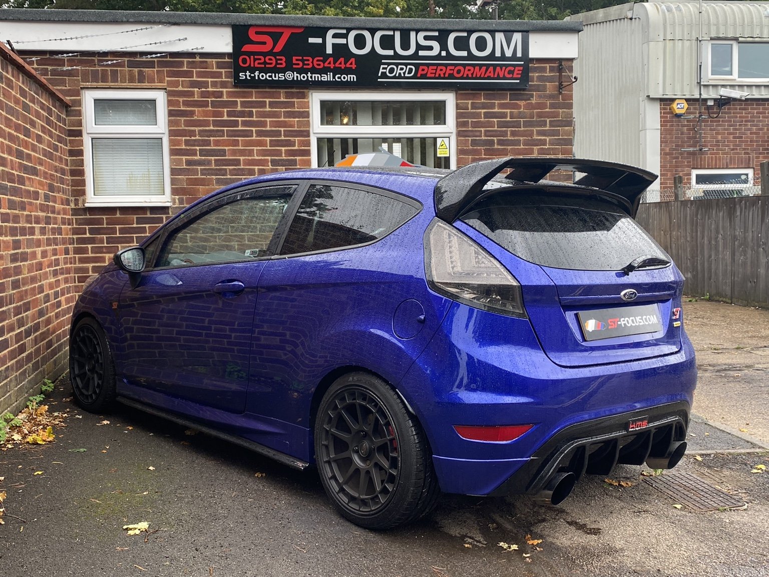 fiesta st kms exhaust