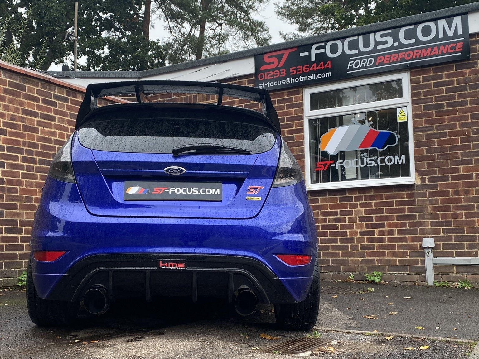 fiesta st kms exhaust